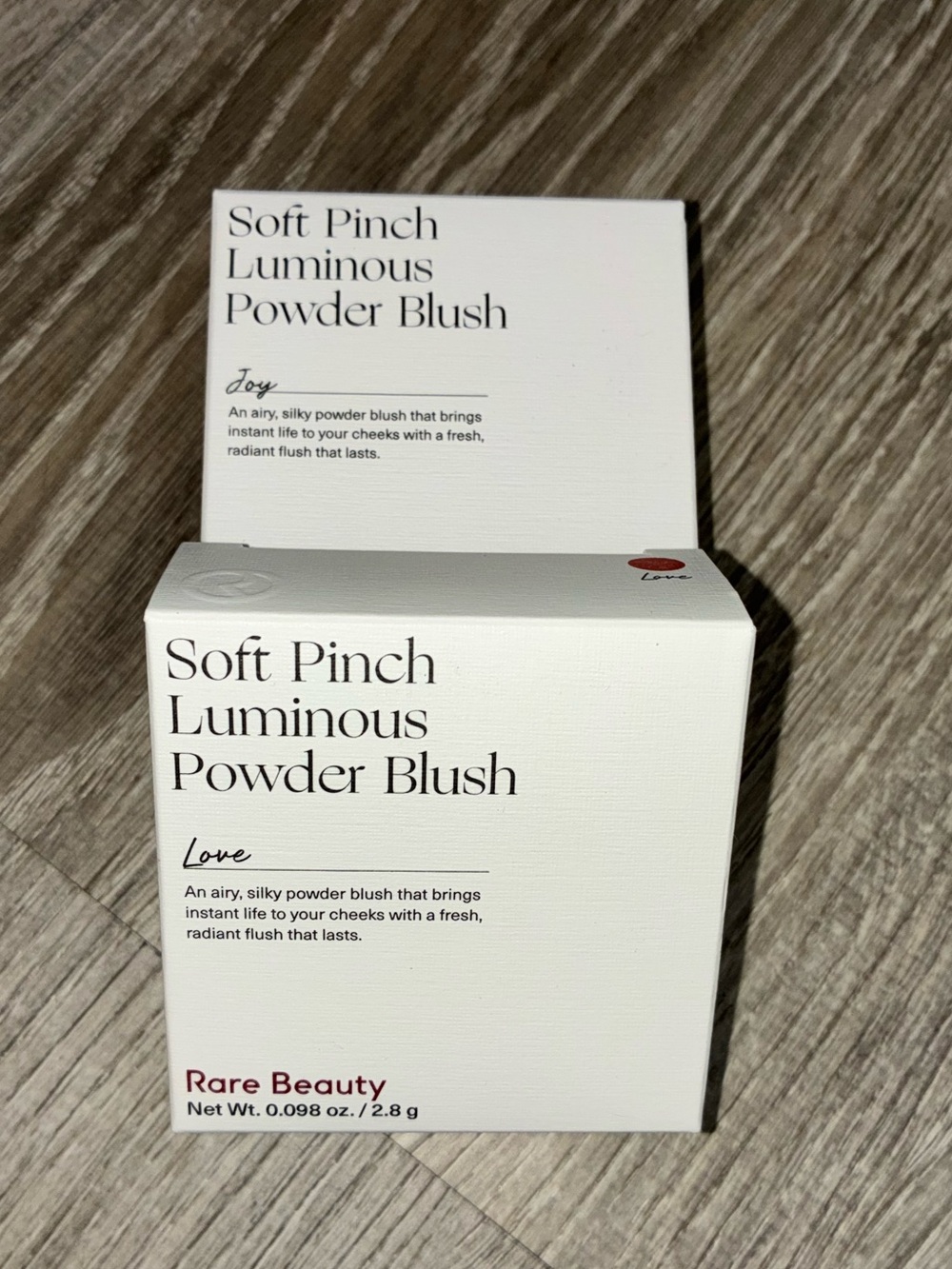 Rare Beauty Soft Pinch Luminous Powder Blush 2 pack— Love & Joy -New in box